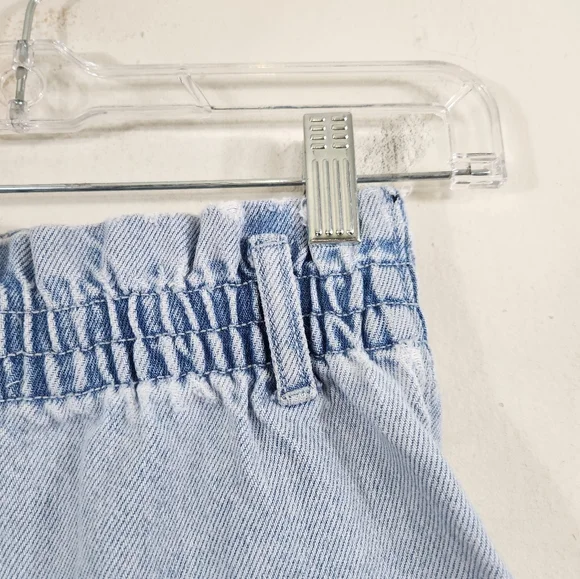 Zara Paper bag jean shorts - Picture 6 of 8